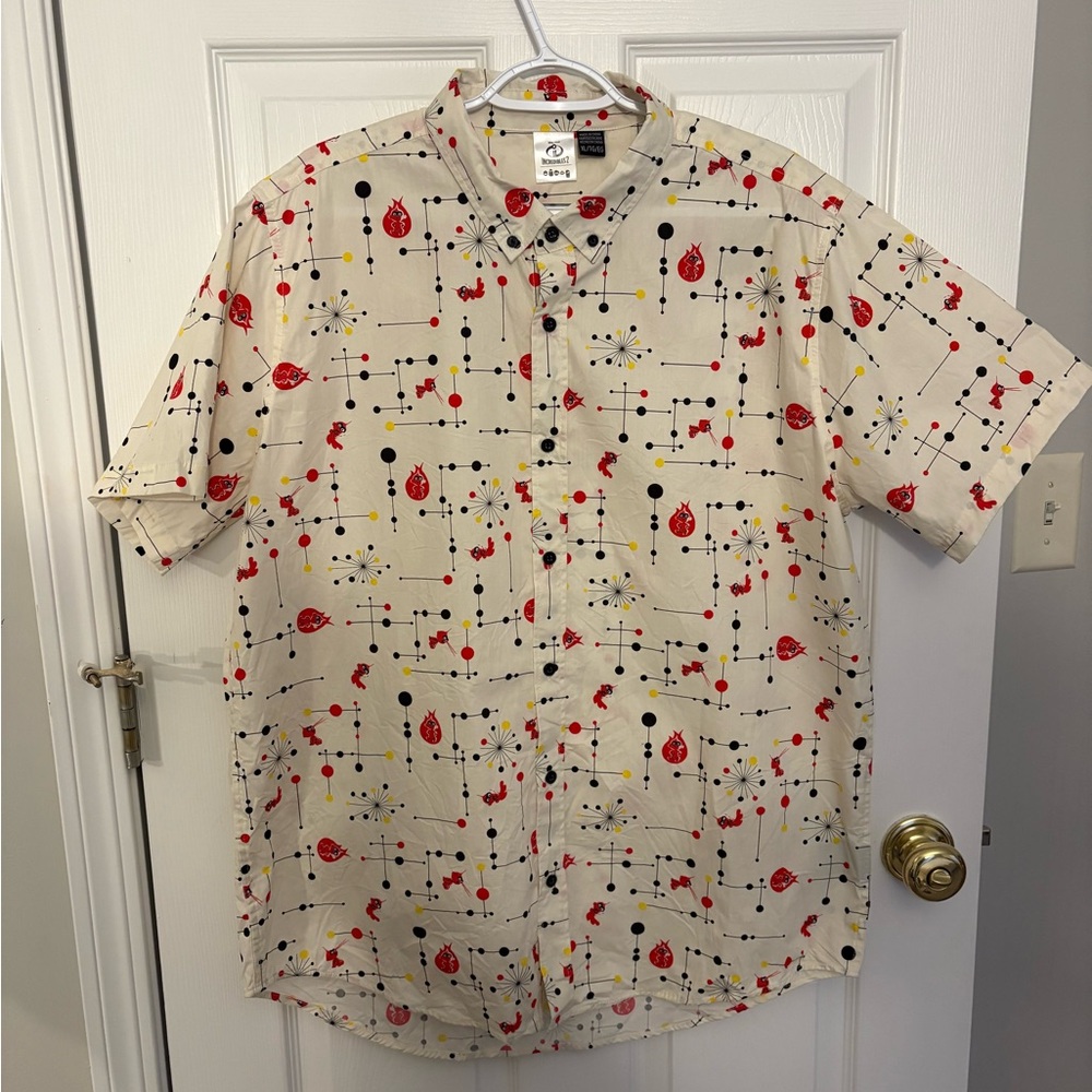 Disney The Incredibles 2 Men’s Button Up Shirt